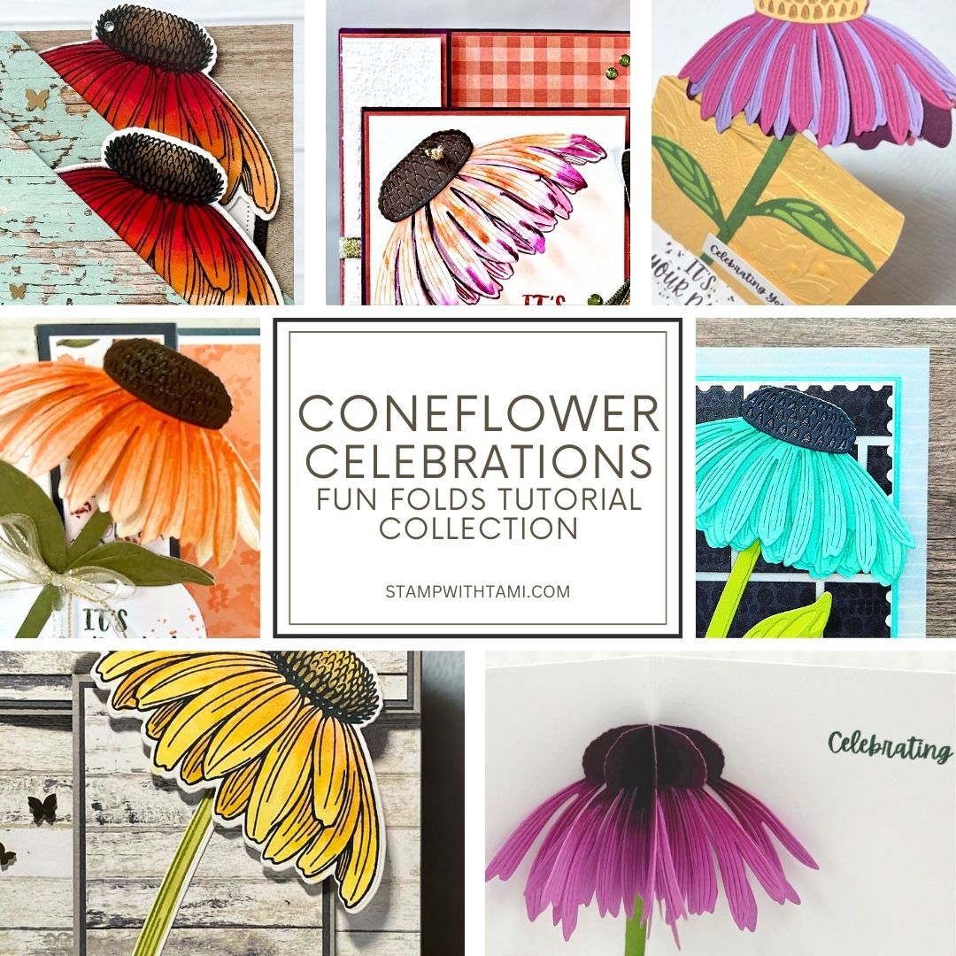 Coneflower Celebrations Fun Fold Card Tutorial Collection