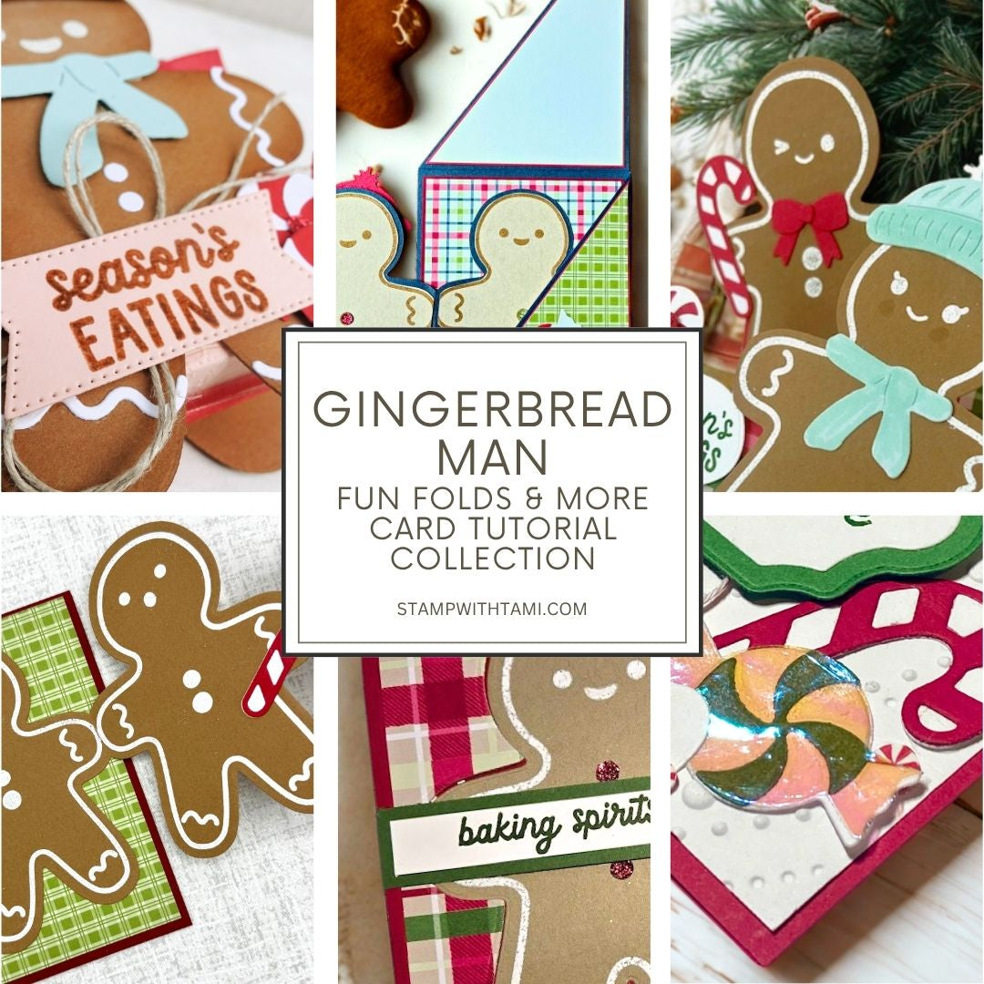 Gingerbread Man Card Tutorial Collection