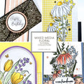Mixed Media Florals Fun Fold Tutorial Bundle