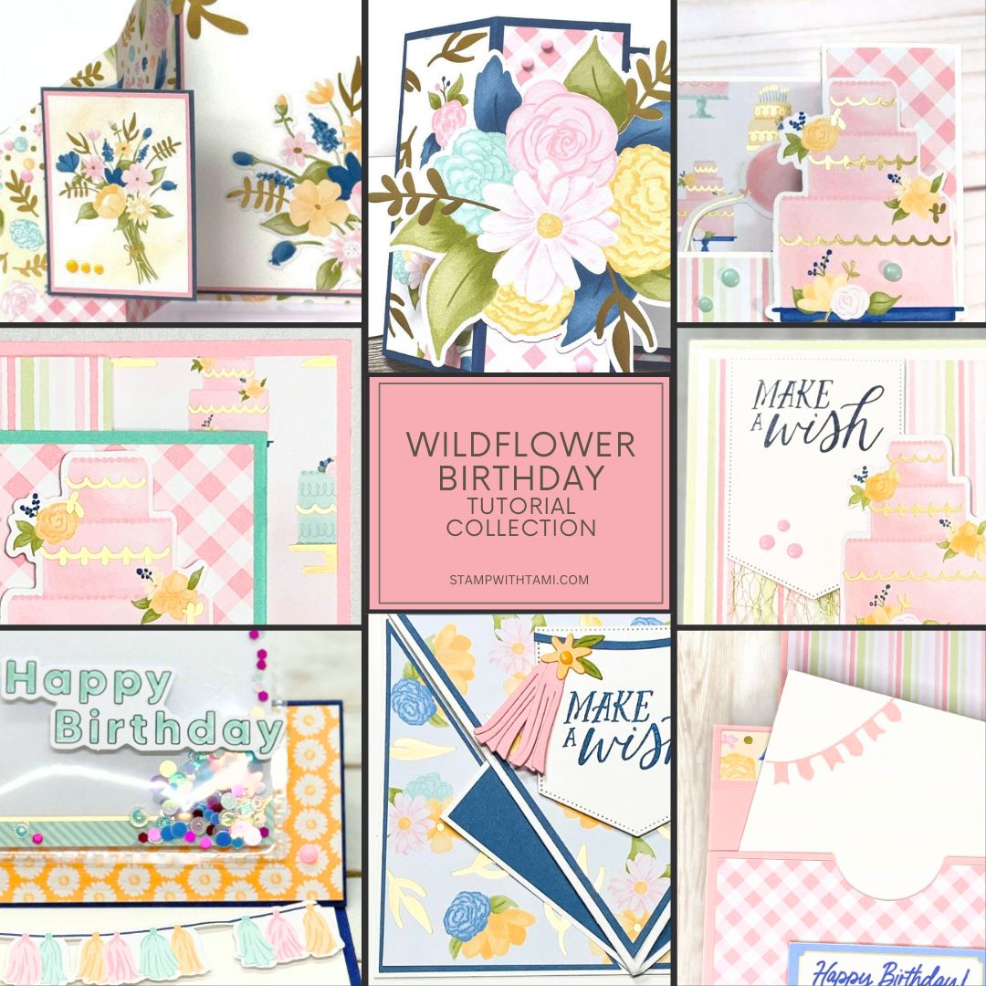 Wildflower Birthday Fun Fold Tutorial Bundle