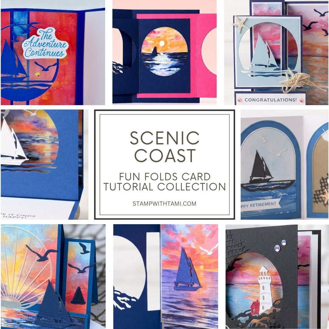 Scenic Coast Fun Folds Collection PDF Tutorial
