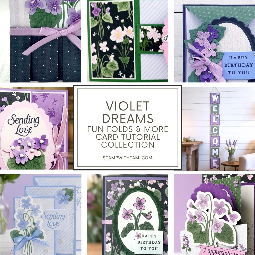 Violet Dreams Collection — Fun Folds & More Card Tutorial1